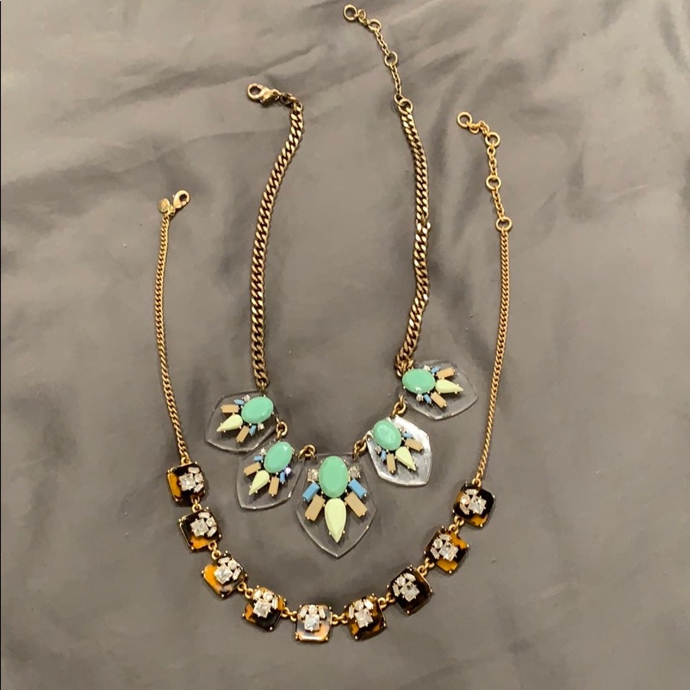 J Crew statement necklaces